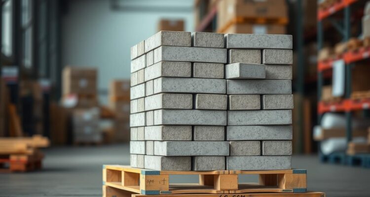 Ile waży paleta kostki brukowej 6