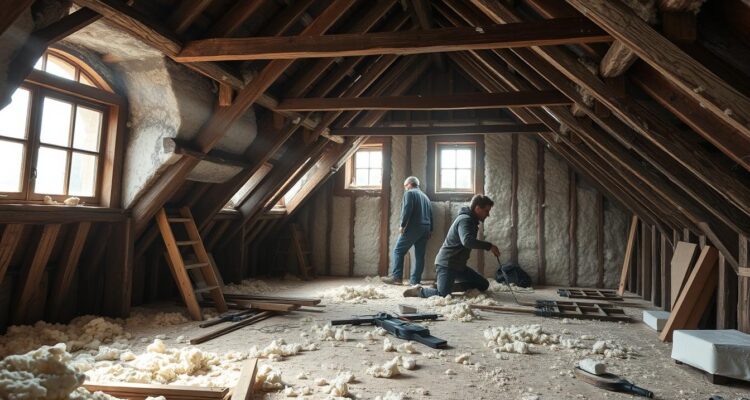 Jak ocieplić poddasze w starym domu