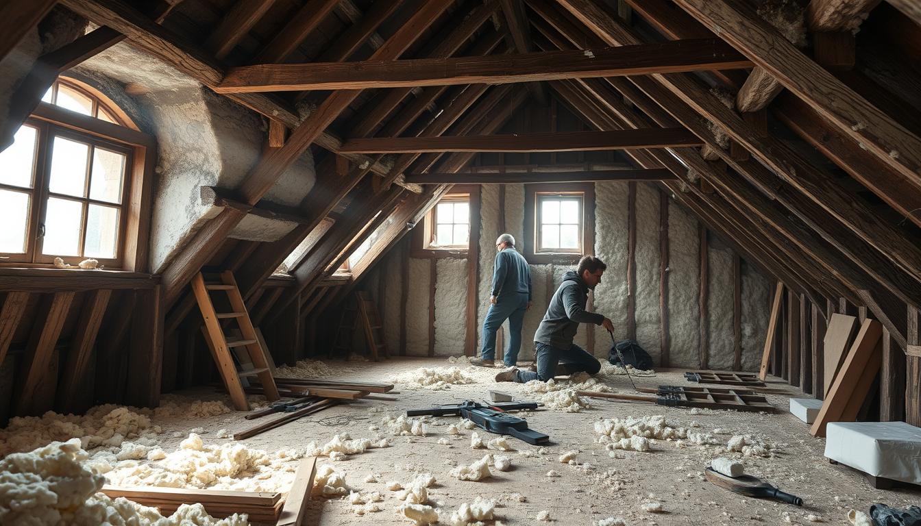 Jak ocieplić poddasze w starym domu