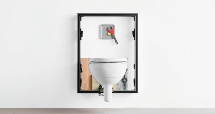 Jaka wysokość geberitu od posadzki