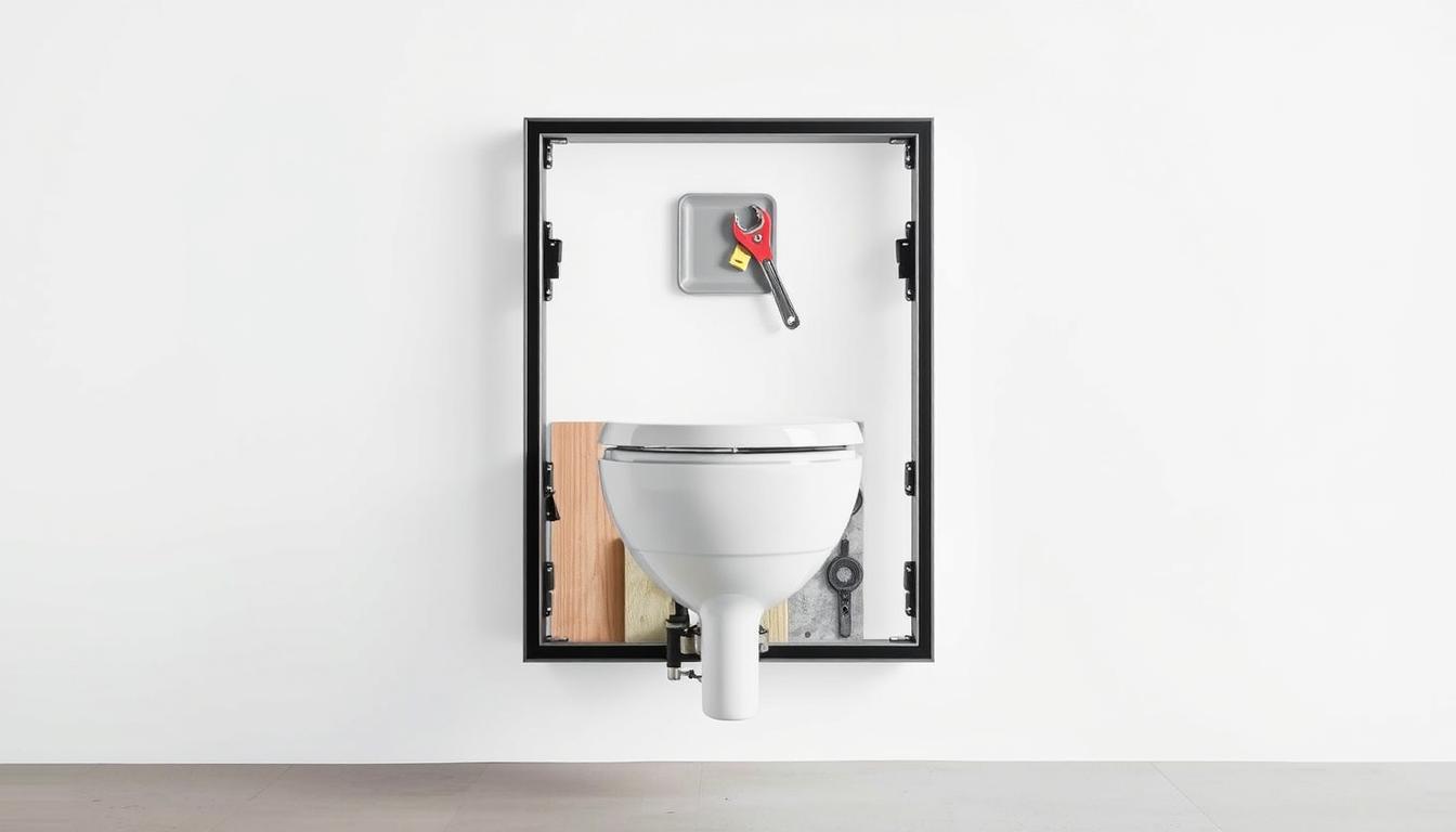 Jaka wysokość geberitu od posadzki