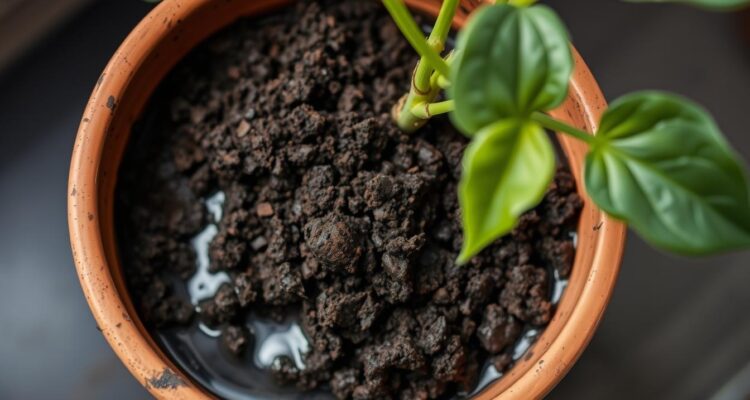 Jak osuszyć ziemię w doniczce