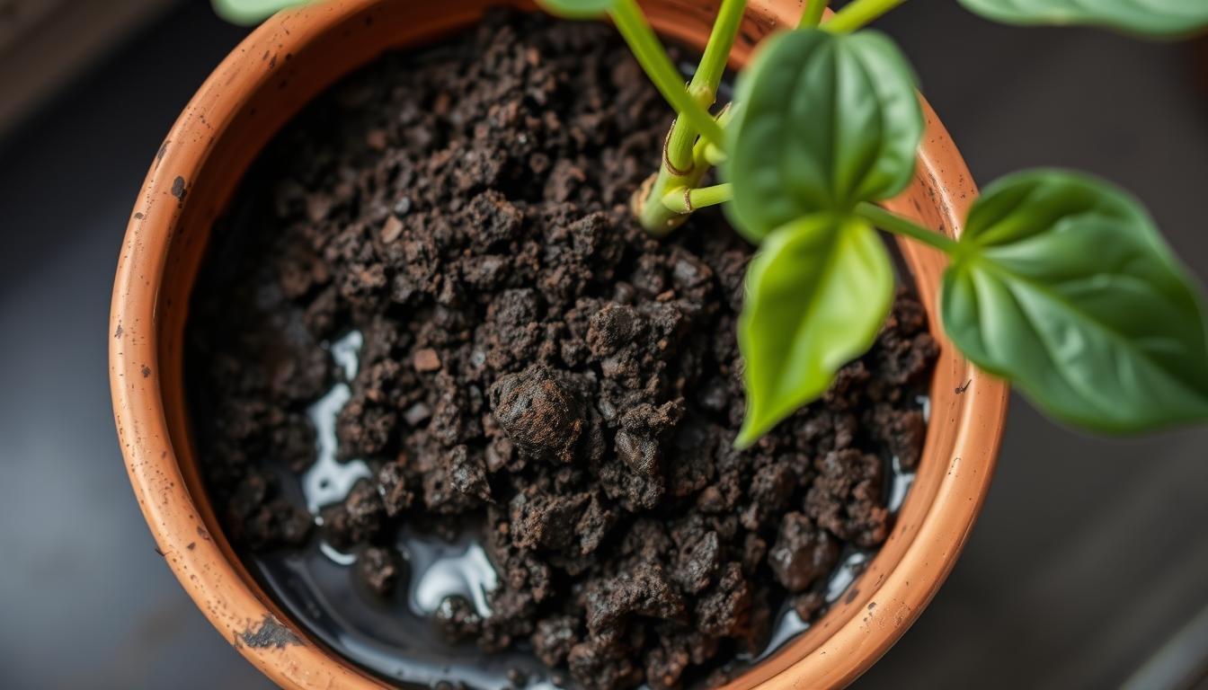 Jak osuszyć ziemię w doniczce