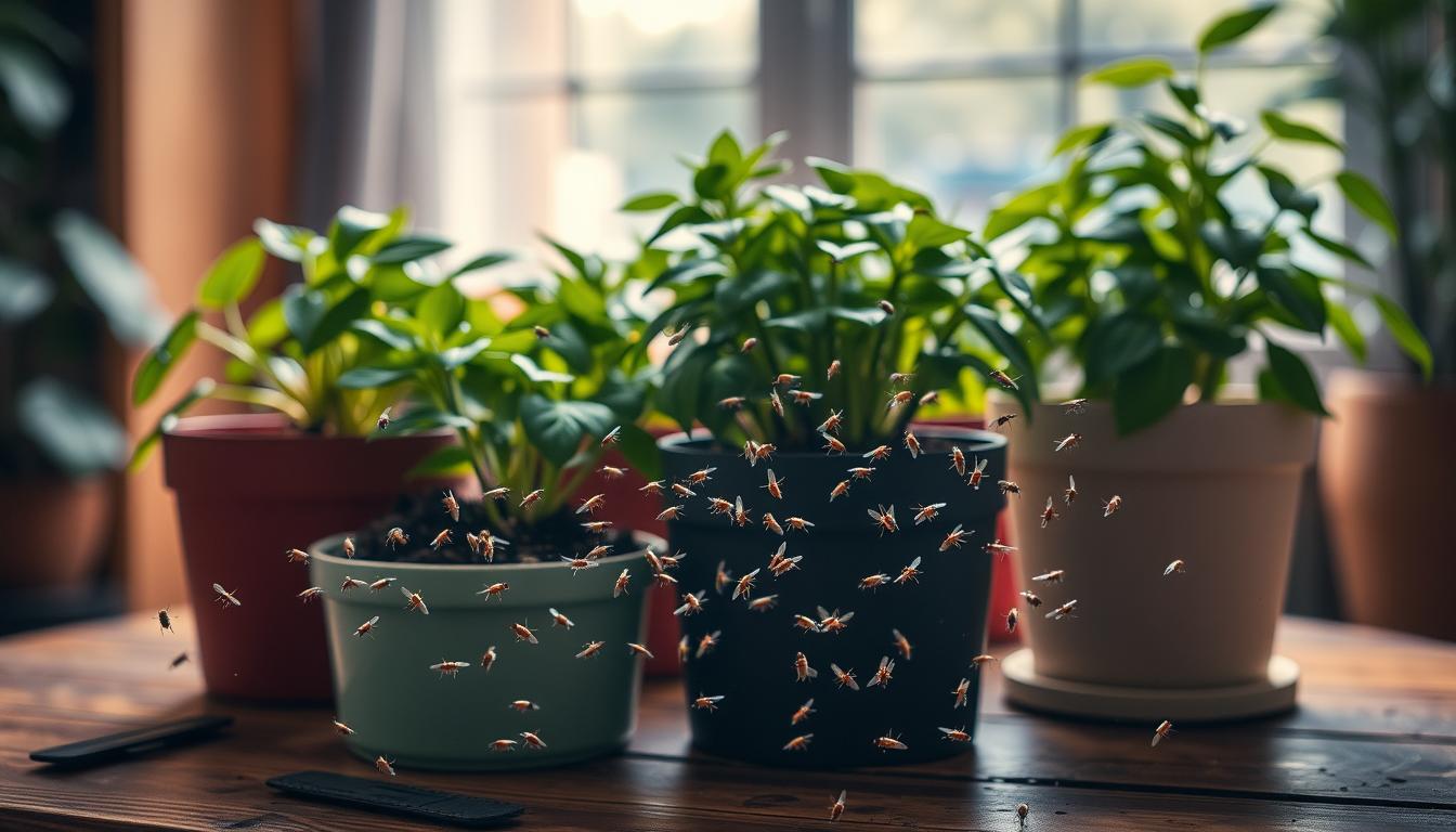 Jak pozbyć się muszek z doniczek