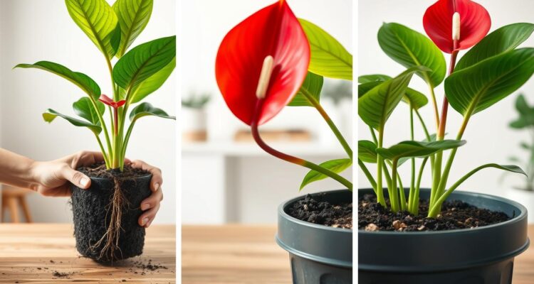 Jak przesadzać anturium