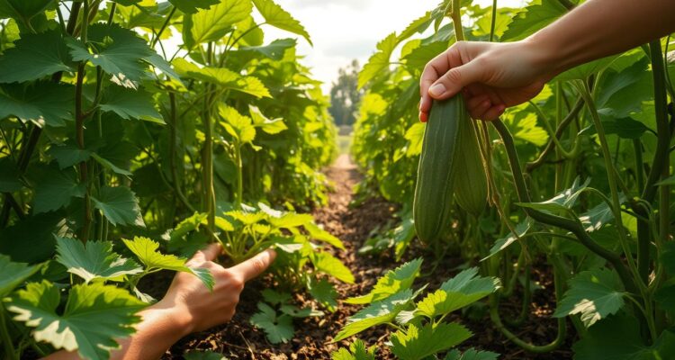 Jak rosną ogórki gruntowe