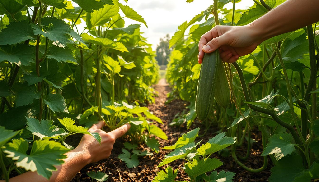 Jak rosną ogórki gruntowe