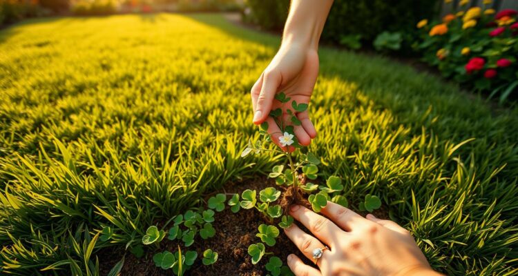 Jak usunąć koniczynę z trawnika