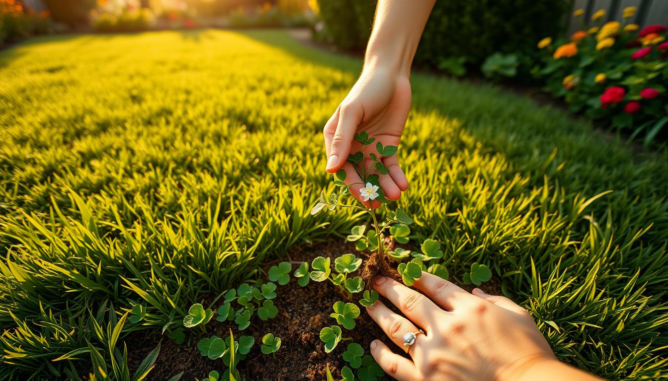 Jak usunąć koniczynę z trawnika