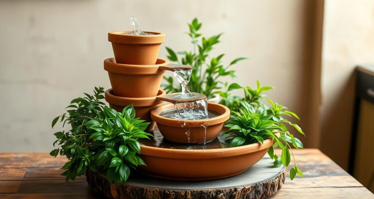 Jak zrobić fontannę z doniczki