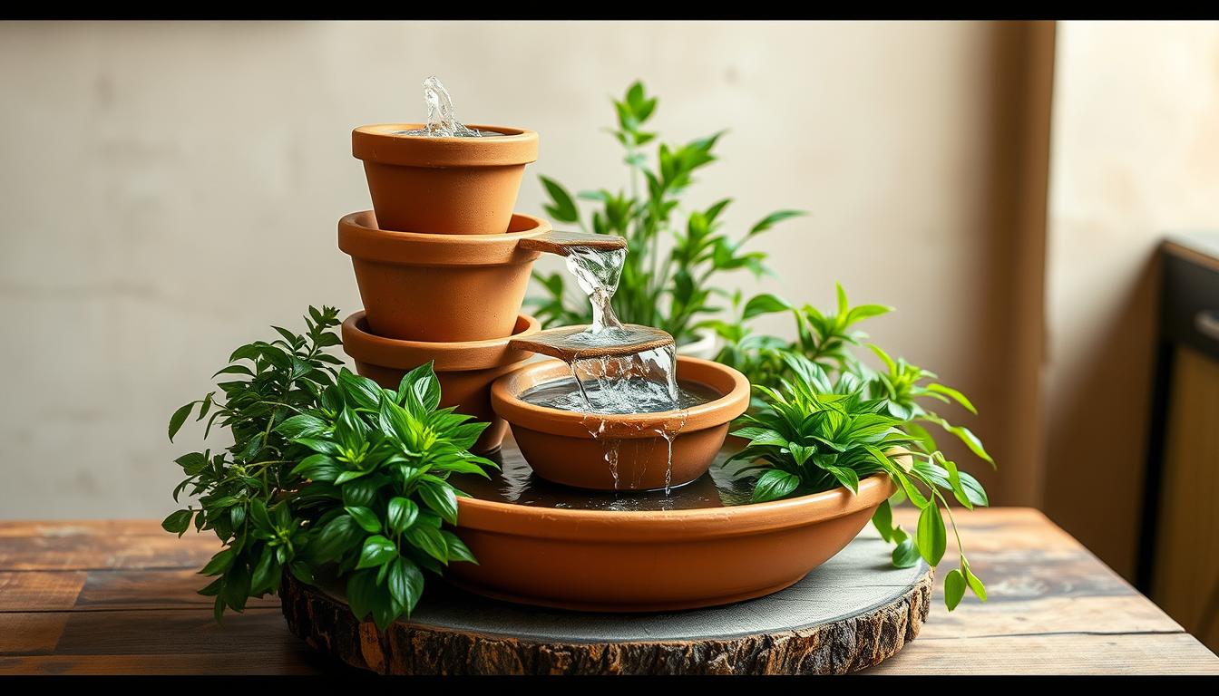 Jak zrobić fontannę z doniczki