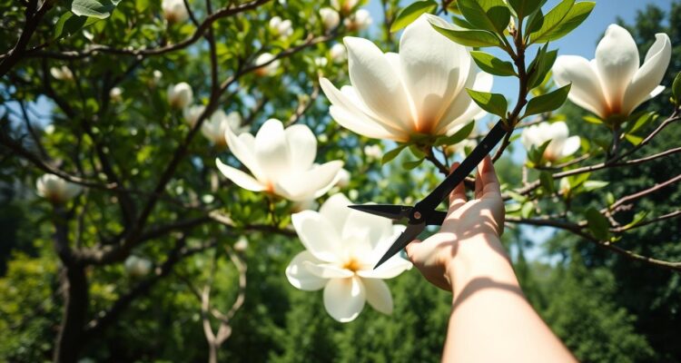 Kiedy przycinać magnolie